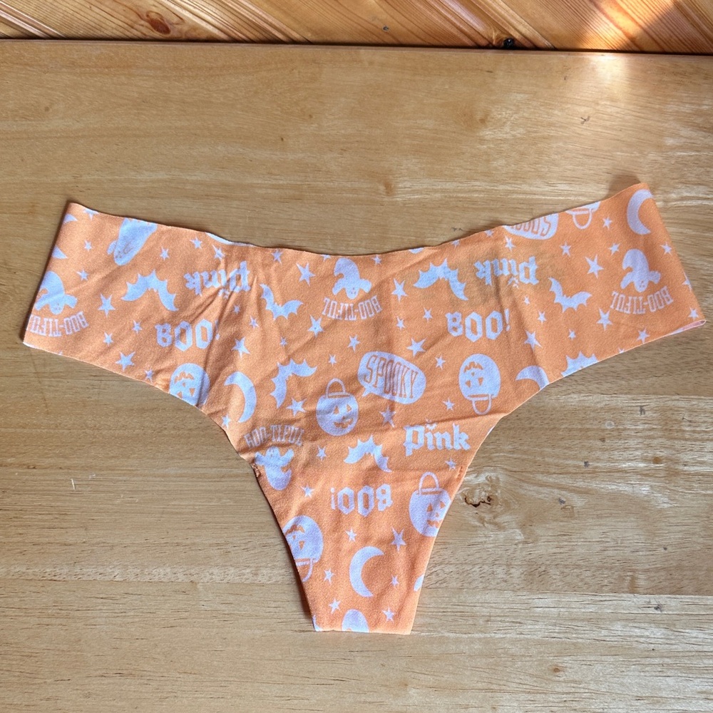 PINK No Show Halloween Thong